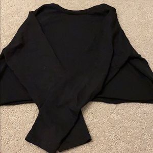 Black long sleeve shirt